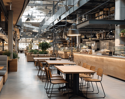 За три квартала в Санкт-Петербурге открылся только один фудхолл